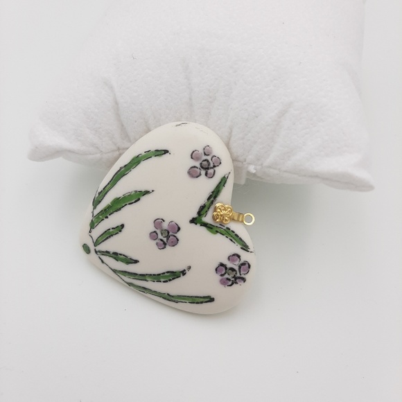 Vintage Monet Heart Shape Pendant - Picture 2 of 5